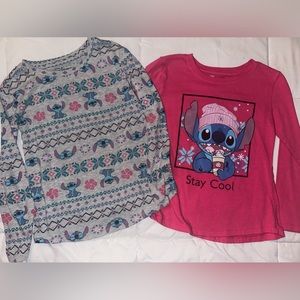 Disney Lilo & Stitch long sleeve shirts size 6/6X